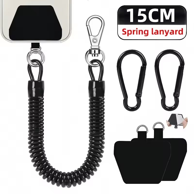 Phone Accessories Hanging - Diebstahlsicheres Teleskop-Federband Anti-Verlust-Handgelenk-Sicherheitsgurt für Mobiltelefon-Zubehör Telefonhalterung