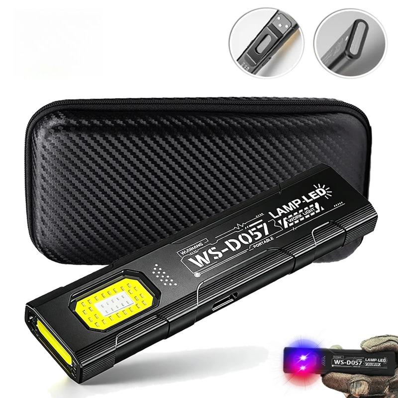 Type C Adapter - LED-Schlüsselanhänger-Taschenlampe USB-C Wiederaufladbare Tragbare Fackel mit
