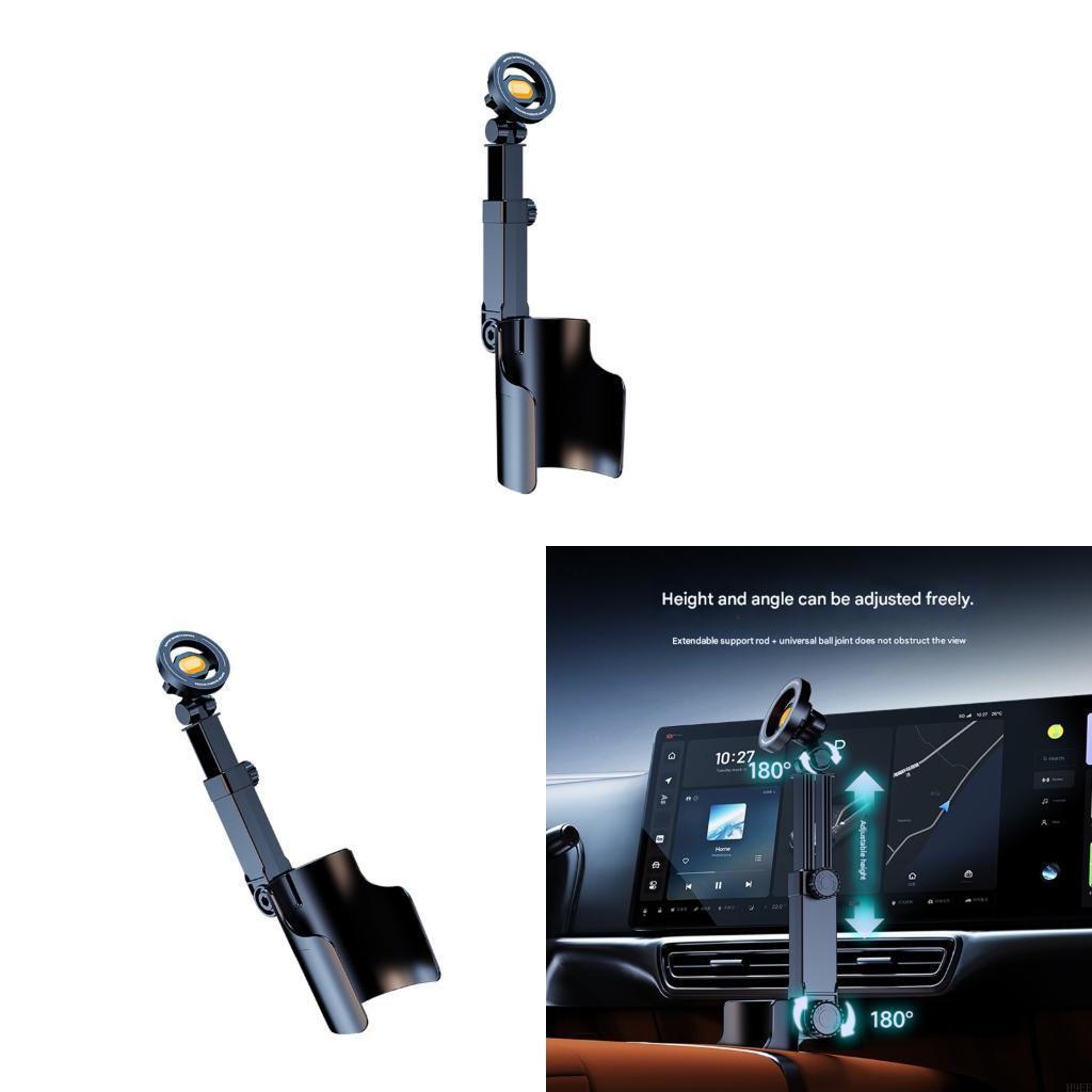 Phone Accessories You Need - Robuste ABS-Metall-Autotelefonhalterung, kein Werkzeug erforderlich, platzsparendes