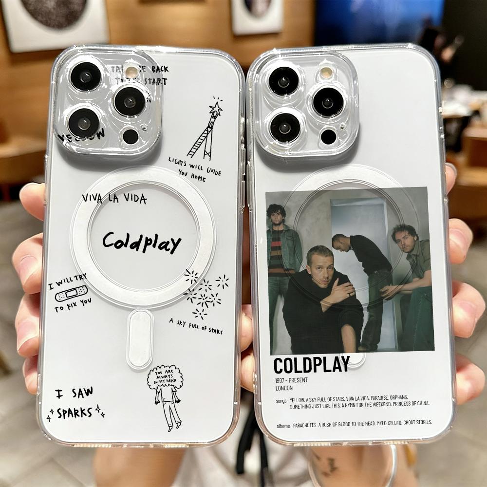 Phone Accessories Magnetic - C-Coldplay Rapper Coole Handyhülle für iPhone