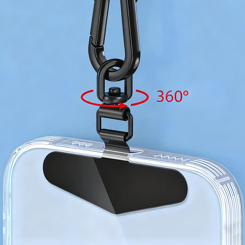 Phone Accessories Hanging - Anti-Verlust-Handy-Lanyard aus Stahl, Anti-Fall-Handy-Hängeschnur mit Metallclip