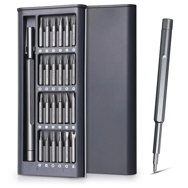 Phone Repair Kit - 25-in-1 magnetisches Präzisions-Schraubendreher-Set mit 24-teiligem Mini-Taschenschraubendreher-Set,