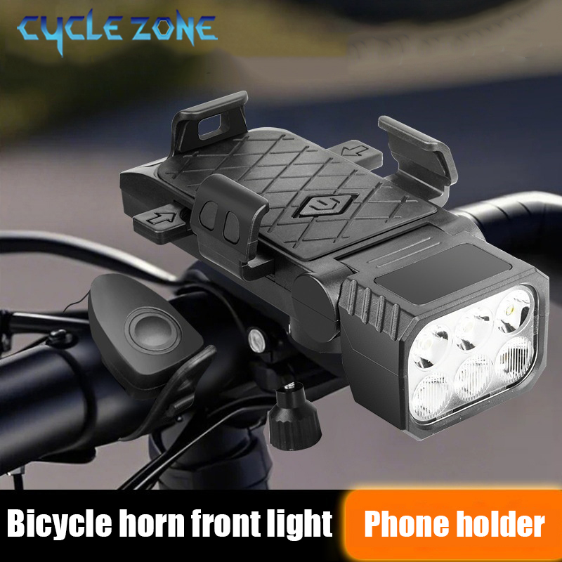 Phone Zone Accessories & Repair Lake Charles La - Fahrrad-Frontlicht mit Hupe und Telefonhalter, Radfahren,