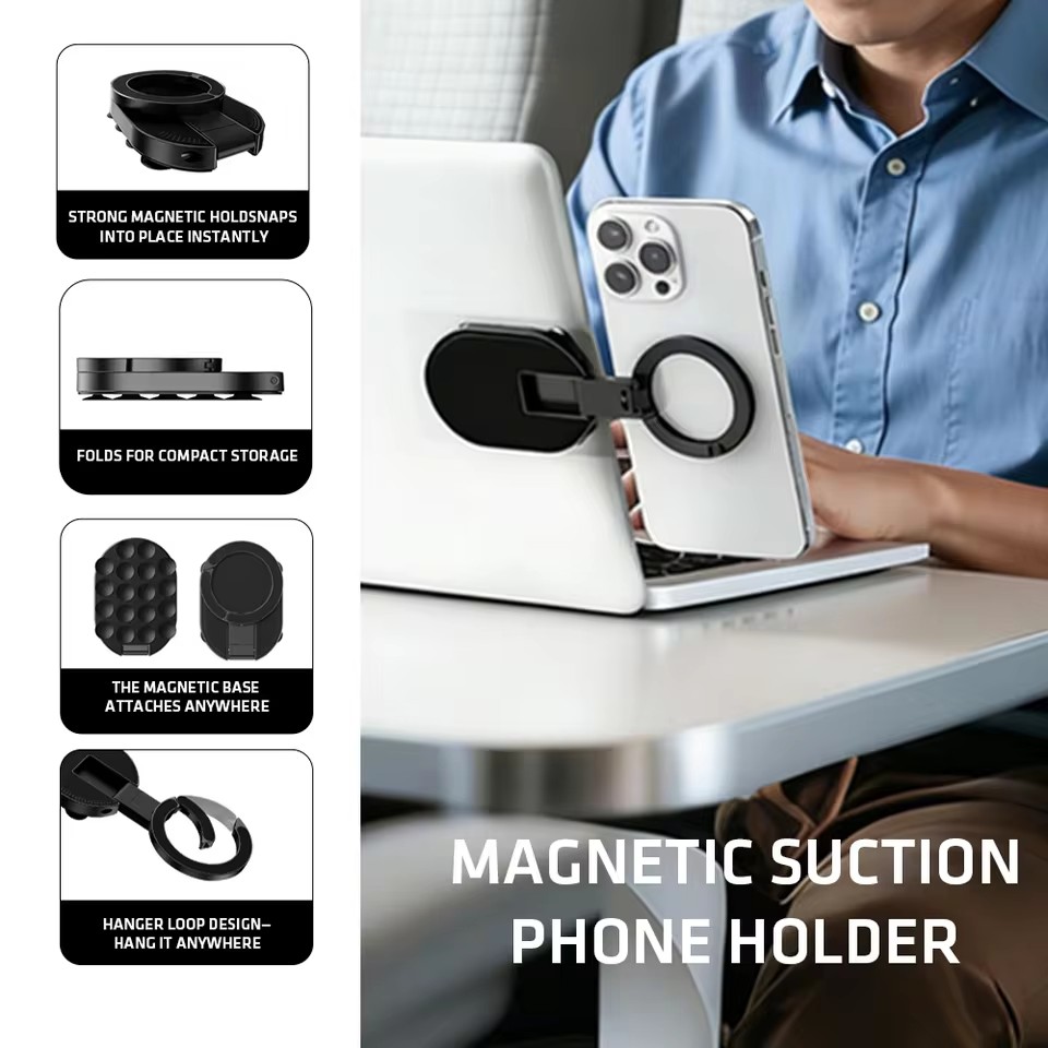 Phone Accessories Magnetic - MA39 Magnetischer Faltbarer Handyständer Universal 360°