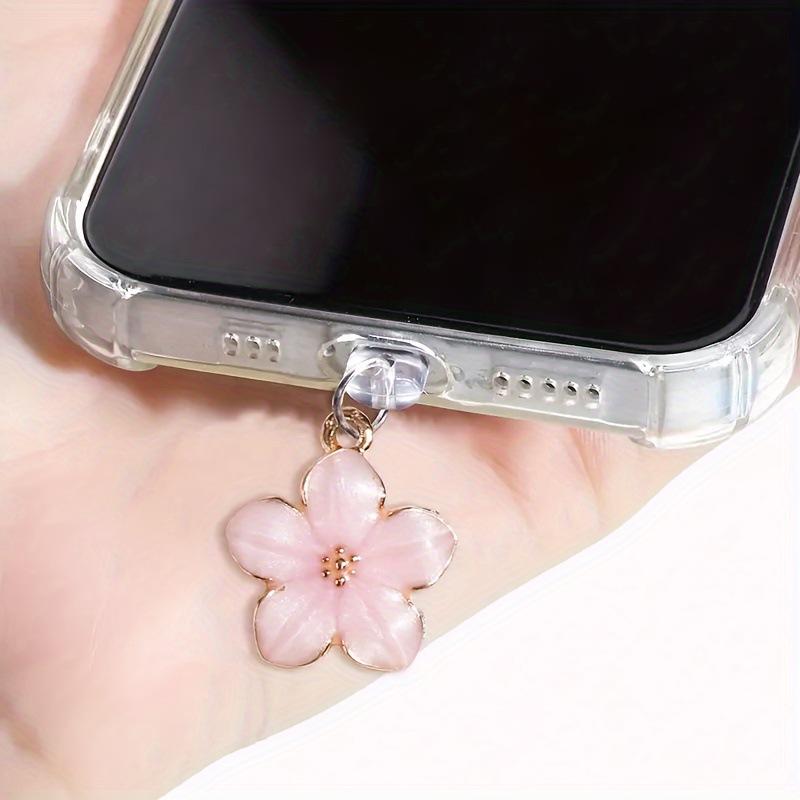 Phone Accessories Hanging - Sakura Blumen Telefon Staub Stecker Zubehör