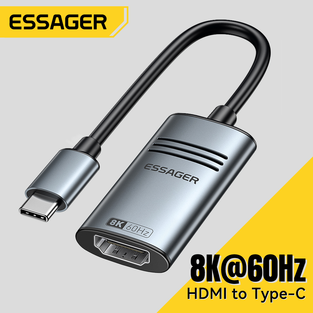 Hdmi Phone Adapter - Essager HDMI-zu-USB-Typ-C-Adapter für iPhone MacBook Pro