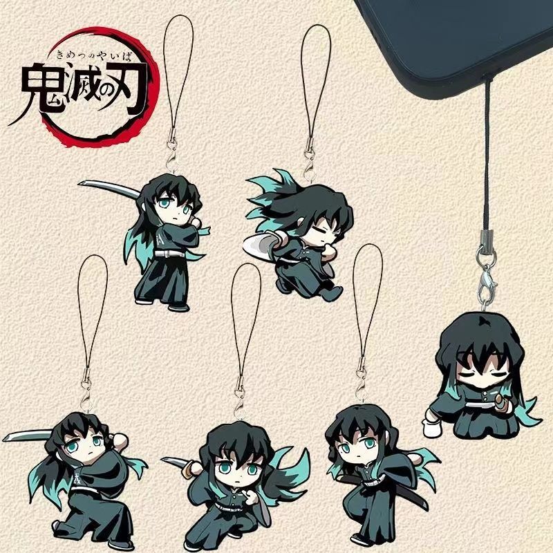 Phone Accessories Demon Slayer - Anime Demon Slayer Schlüsselanhänger Tokitoru Muichiro