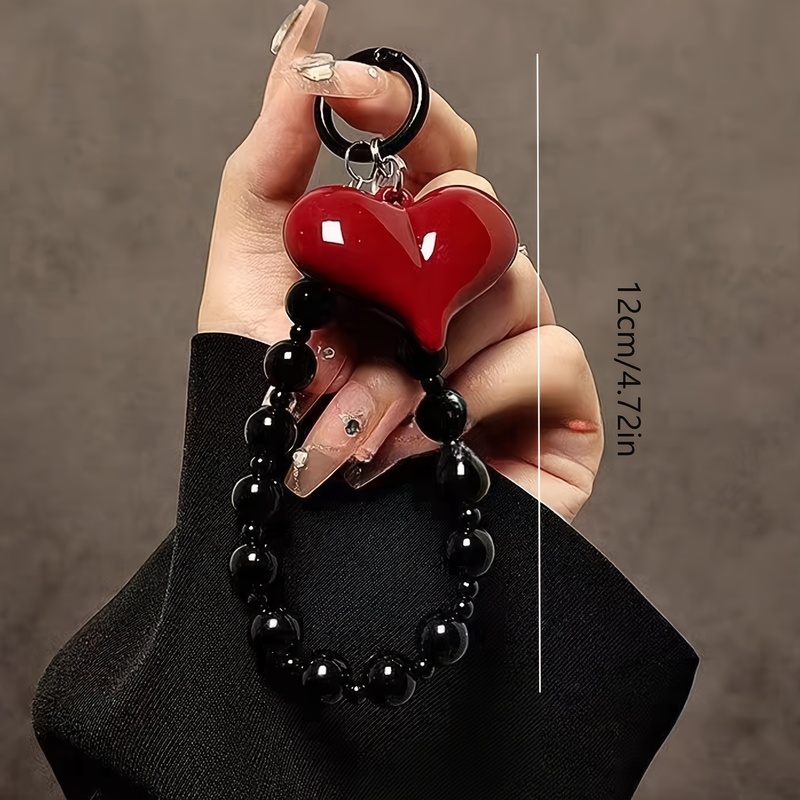 1 Stück rotes, großes Herz-Han – Phone Accessories Hanging Bewertung und Preis