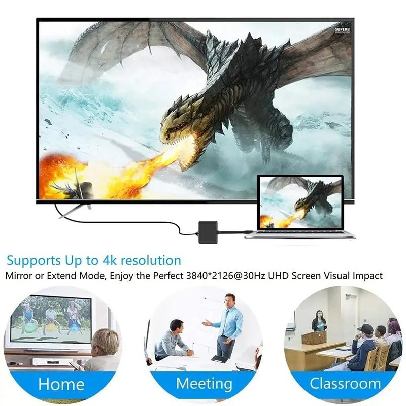 USB-C zu HDMI-kompatibler 3-in – Hdmi Phone Adapter Bewertung und Preis