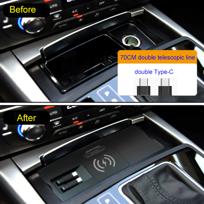 Für Audi A6L A7 C7 Kabelloses  – Phone Accessories Useful Bewertung und Preis