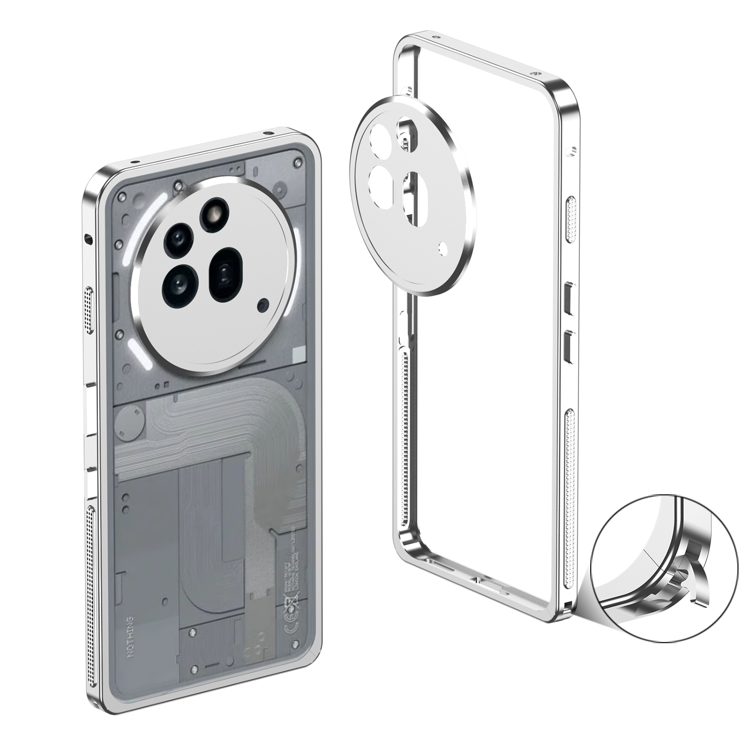 Luxuriöse Stoßstangenhülle für – Phone Accessories Nothing Bewertung und Preis