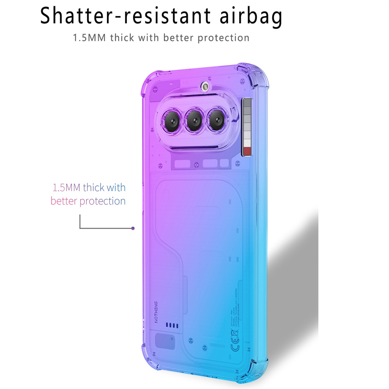 Vier-Ecken-stoßfeste, farbverl – Phone Accessories Nothing Bewertung und Preis