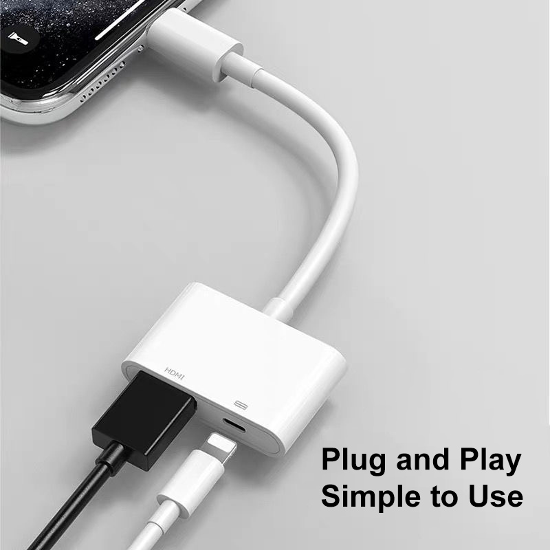 2020 neuer 4k 1080p 8pin Konve – Hdmi Phone Adapter Bewertung und Preis