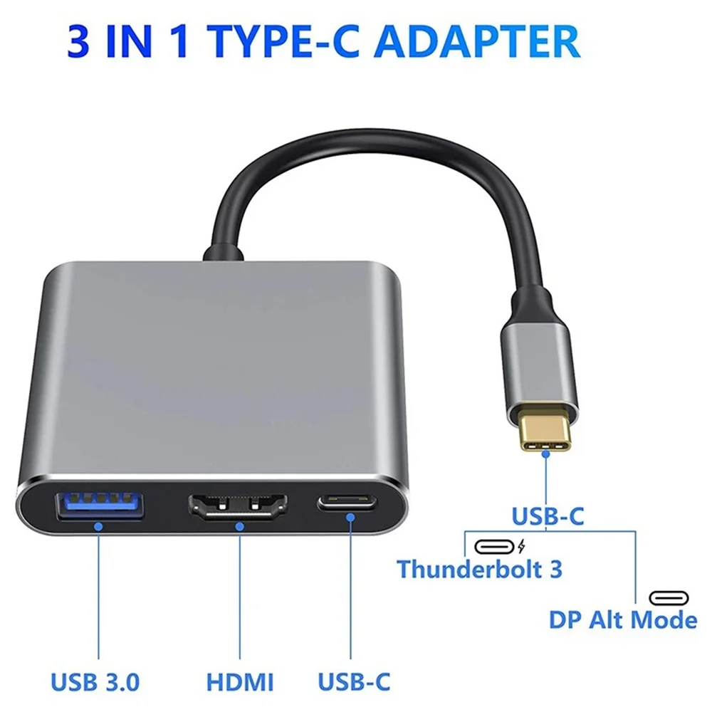 USB-C-Hub 3-in-1 Multiport-Ada – Hdmi Phone Adapter Bewertung und Preis