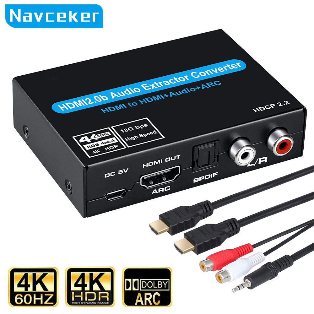 Navceker HDMI Audio Extractor  – Hdmi Phone Adapter Bewertung und Preis