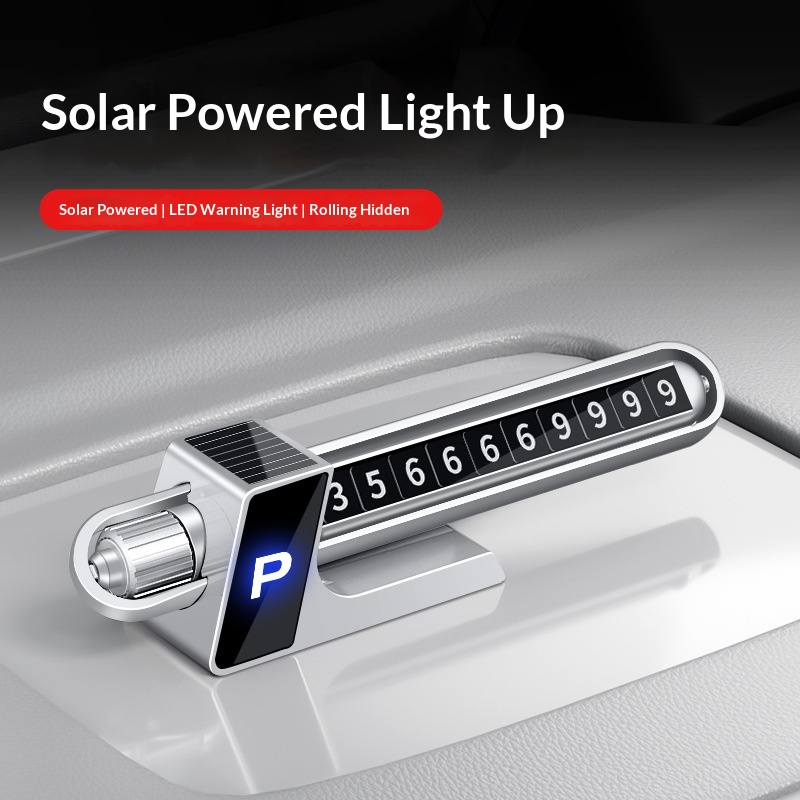 Solarbetriebene LED-Parknummer – Phone Accessories You Need Bewertung und Preis