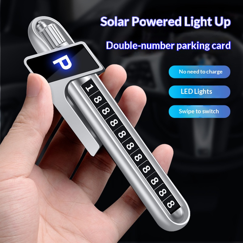 Solarbetriebene LED-Parknummer – Phone Accessories You Need Bewertung und Preis