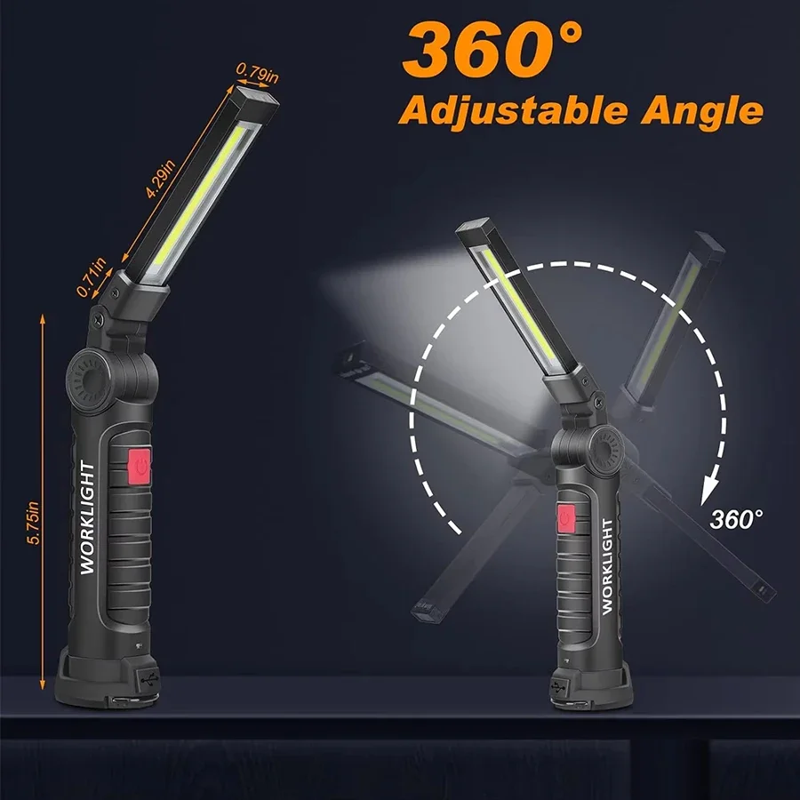 Neue tragbare COB-LED-Taschenl – Type C Adapter Bewertung und Preis