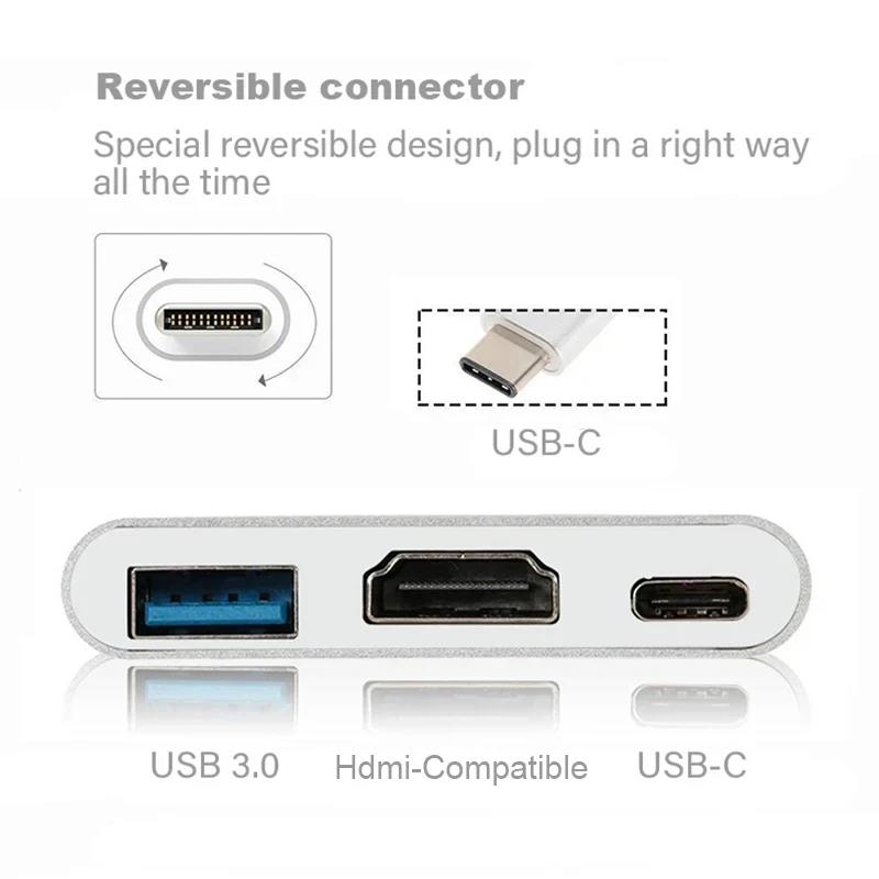 3-in-1 Typ-C zu HDMI-kompatibl – Hdmi Phone Adapter Bewertung und Preis